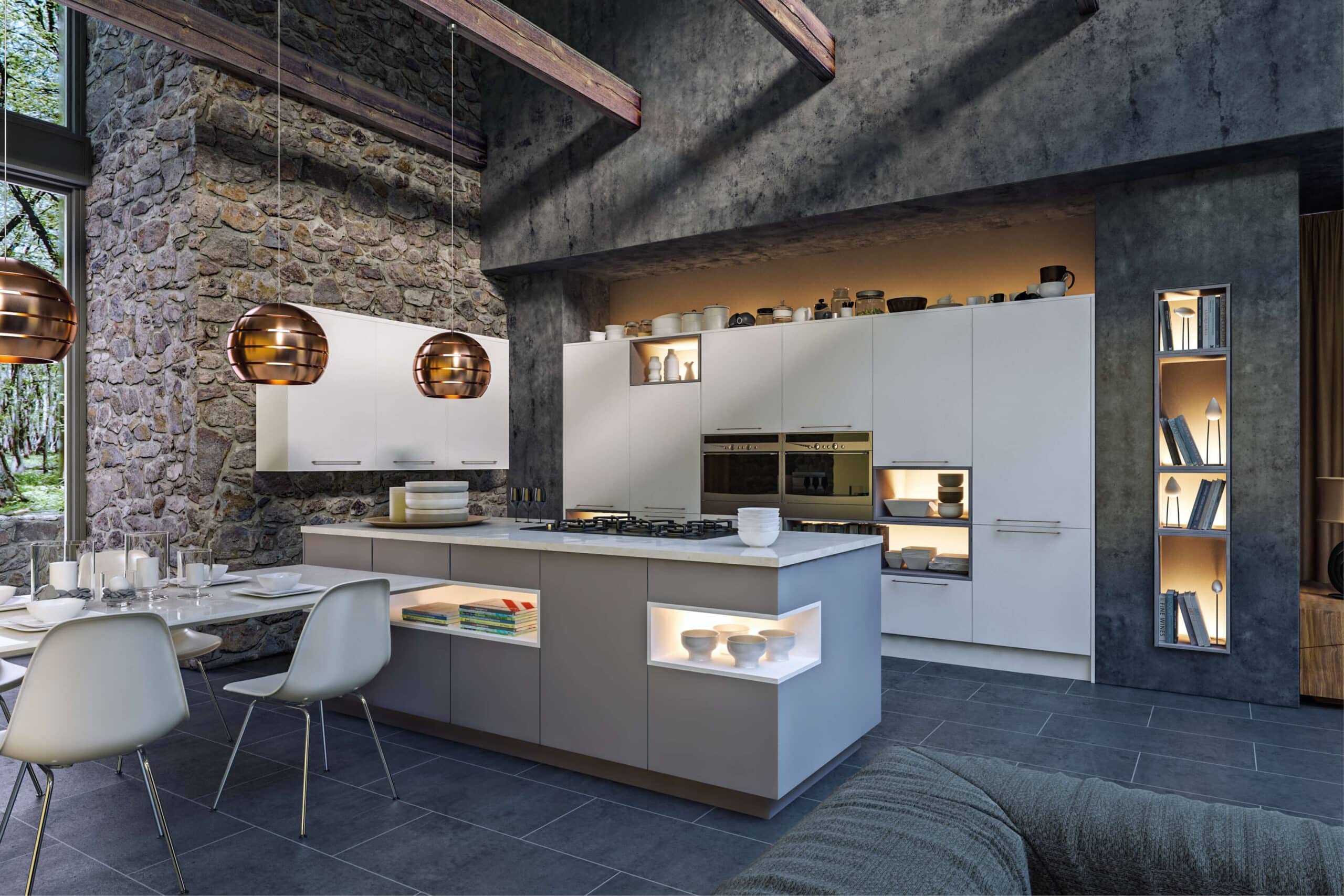 Zurfiz Supermatt Dust Grey Kitchen Door Zurfiz Supermatt Dust Grey
