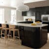 Zurfiz Ultragloss Black Kitchen Door - Image 3