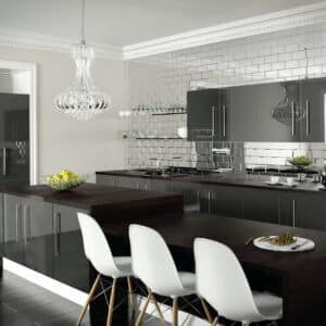 Zurfiz Ultragloss Metallic Anthracite Kitchen Door
