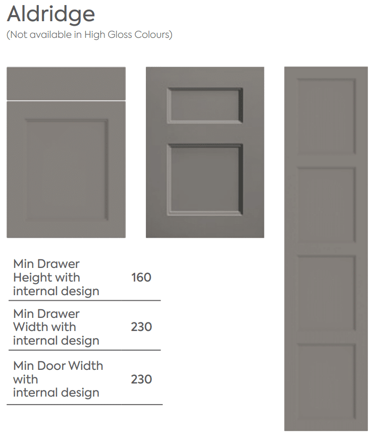 Aldridge, Bella Aldridge Kitchen Door
