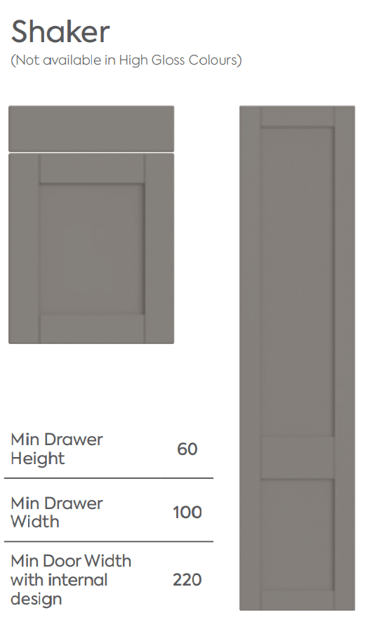 Shaker, Bella Shaker Kitchen Door