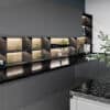 Lucente Dust Grey Gloss Kitchen Door - Image 4