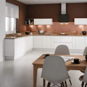 Lucente White Matt Kitchen Door