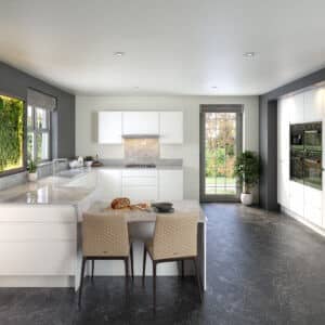 Jayline Supermatt White Kitchen Door