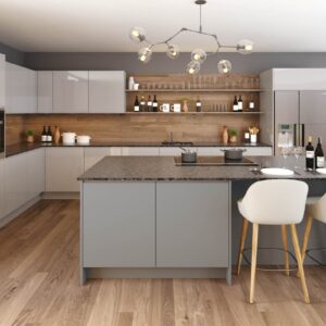 Jayline Supermatt Dust Grey Kitchen Door