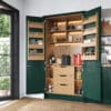 Cartmel Fir Green Kitchen Door - Image 3