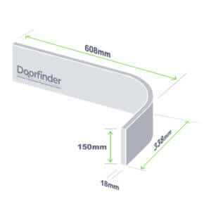 Curved Plinth 608