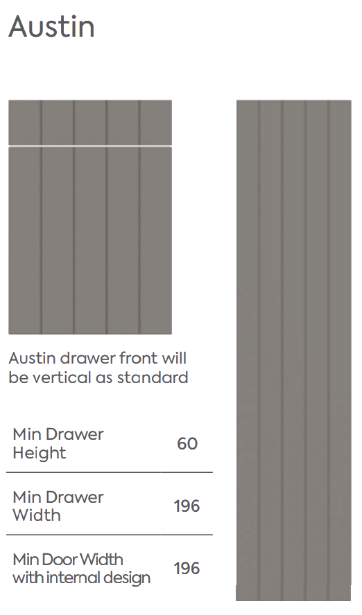 Austin 1, Bella Austin Wardrobe Door