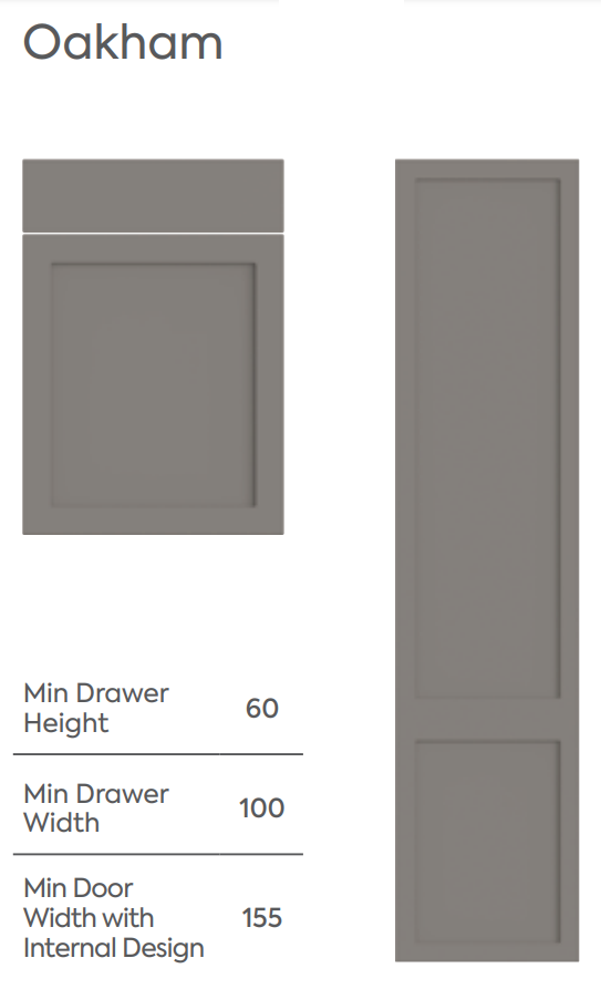 Bella Oakham Wardrobe Door Oakham, Bella Oakham Wardrobe Door