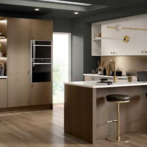 Valore Galvano Bronze Kitchen Door