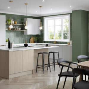 Valore Matt Light Grey Kitchen Door