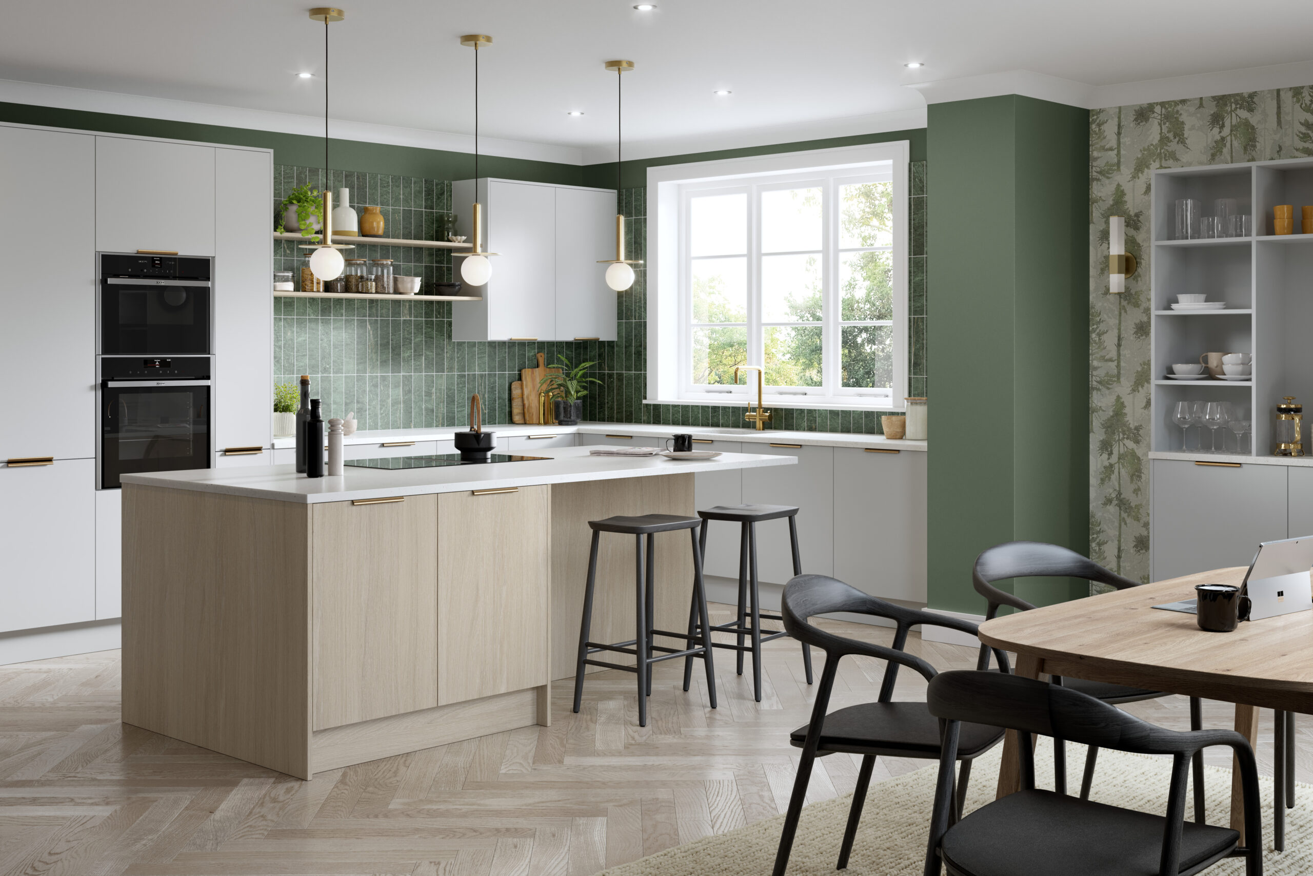 Valore Matt Light Grey Kitchen Door Valore Matt Light Grey Kitchen Door - Image 3