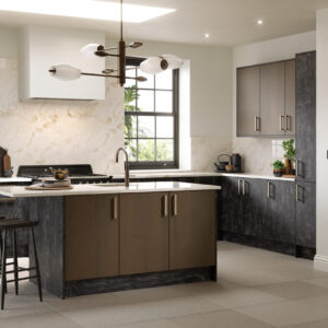 Valore Tigerwood Nero Kitchen Door