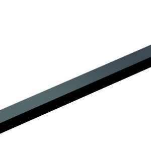 136 Square D Handle (Matt Black)