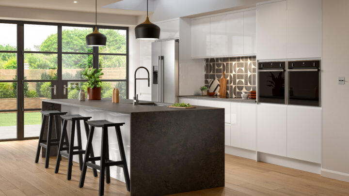 high gloss kitchen cabinet door replacement