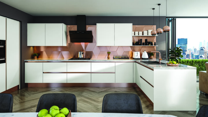 supermatt white kitchen doors