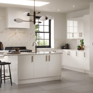 Ora Supergloss White Kitchen Door