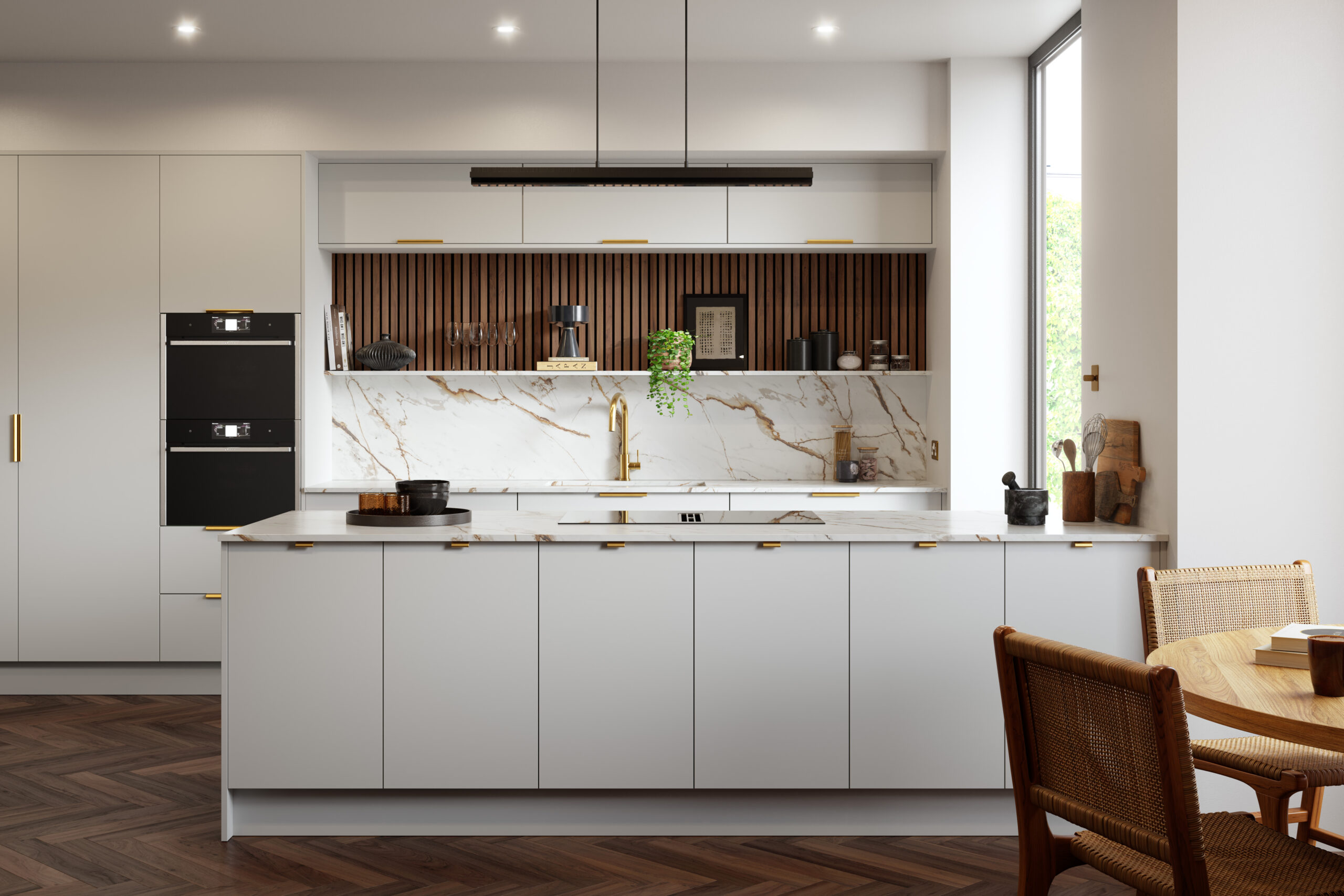 Ora Supermatt Light Grey Kitchen Door Ora Supermatt Light Grey Kitchen Door - Image 3
