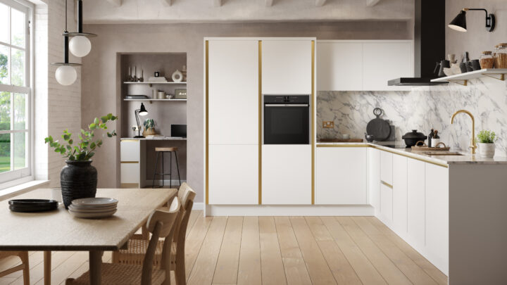 white inrail kitchen door replacement