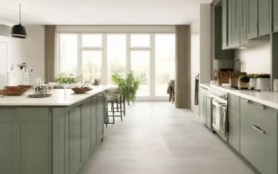 Latest Smarter Alternatives to Stone for Busy Kitchens: Warm, Quiet Floors that Pair with Doorfinder Doors
