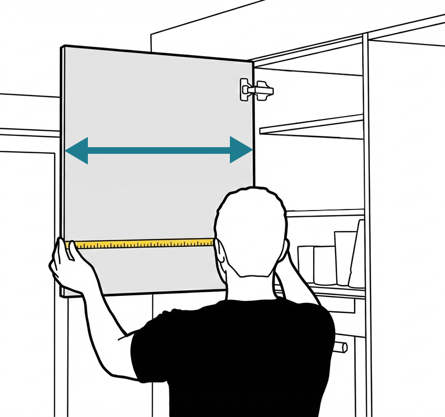 Are Kitchen Cabinet Doors Standard Sizes? Measure height