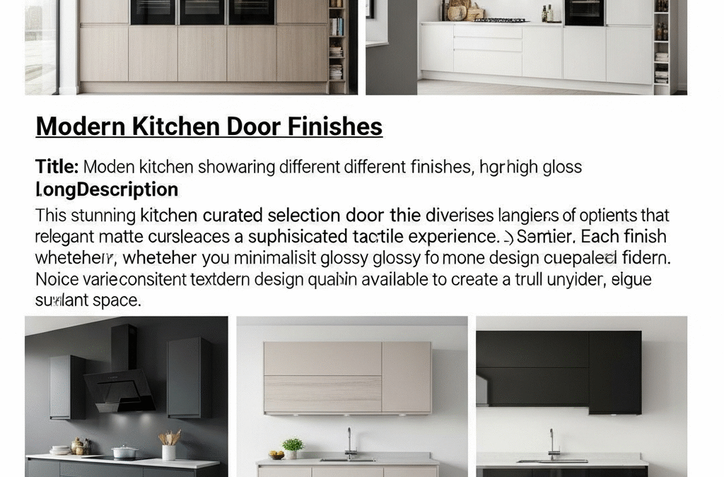 Modern Kitchen Door Finishes
