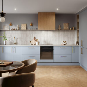Zurfiz Supermatt Denim Kitchen Door