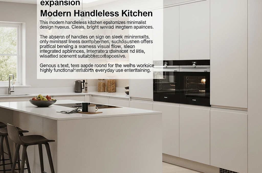 Handleless Kitchen Trend