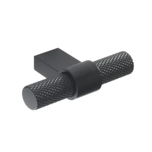 Door Handles Knurled-T-Knob-Matt-Black