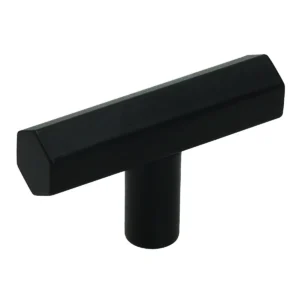 Door Handles Pencil T-Knob (Matt Black)